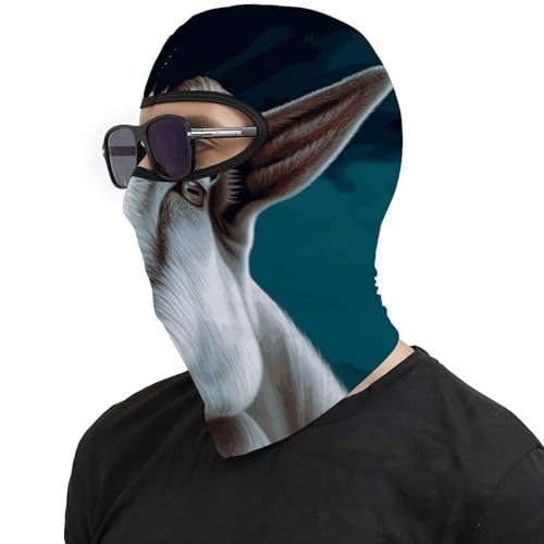 Mascarilla tipo balaclava unisex con diseño de cabra para frío, protección térmica para motos y esquí miniatura 4