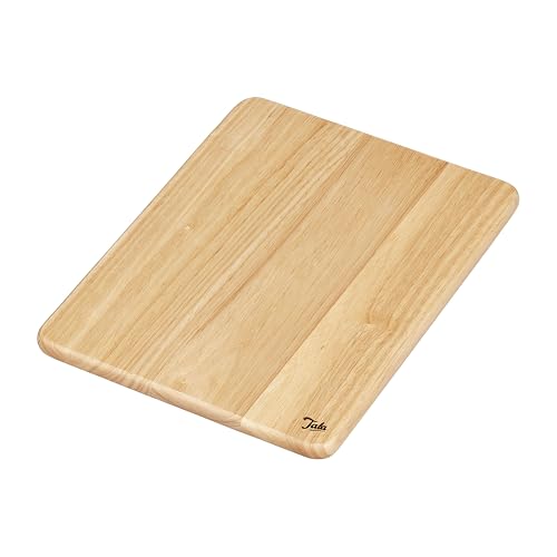 Tala Medium Rectangular Chopping Board, High-Grade Food Safe Hevea Wood, Ideal for Food Preparation, Cutting, Chopping and Serving of All Foods, Measures 33 x 25 x 1.5 cm