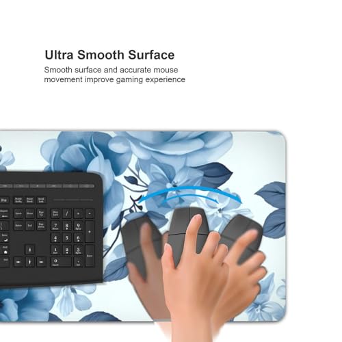 Tapis de souris étendu imperméable et antidérapant pour clavier et souris