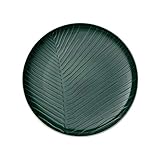 Villeroy & Boch it's my match Green Teller Leaf, 24 cm, Premium Porzellan, grün