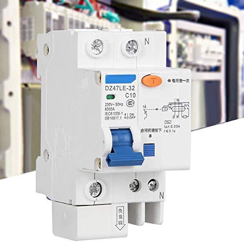 Miniature Circuit Breaker, DZ47LE-32 1P+N C10 10A Air Switch Circuit Breaker - Image 3