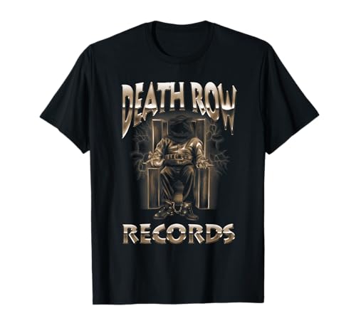 Logo Officiel Death Row Records Marron chromé T-Shirt