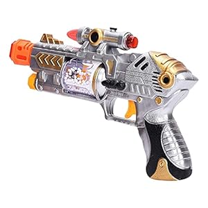 Laser Sound Music Flashing Lights Gun Toy for Kids (Laser Gun) Birthday Gift for Boys