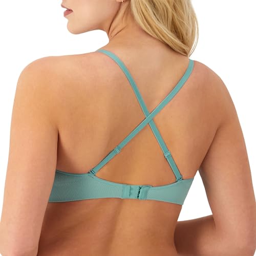 Image of Maidenform Women's M Rib Seamless Bralette, Soft Wireless Pullover Bra, Convertible Straps