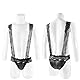 VABOO Sexy Unterwäsche Bodysuit String Body Männer Spitzen Straps Tanga Erotik Dessous mit sexy Spitzen-Besatz EIN Stück Borat Badeanzug Jumpsuits