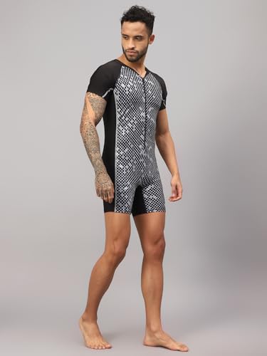 Image of Vector X OMSS-348 Men's Swimming Costume for Multipurpose Wear for Swimming I Diving I Cycling I Aerobics
