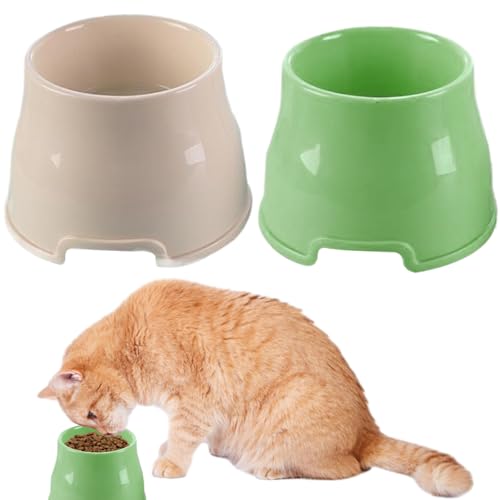 2 pezzi di ciotole per cani elevate, ciotola per cani auricolari lunghi non slip per cane ad alta capacità Container per cocker spaniels, beagle e razze dalle orecchie lunghe