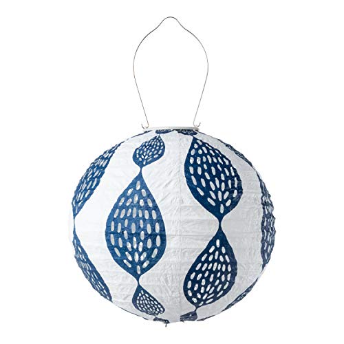 Allsop Home & Garden 32297 Soji Stella Solar Lantern, Indigo Leaf