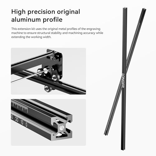 Image of LONGER Ray5 Laser Engraver Accessories - X Y-Axis Extension Kit,850x850mm