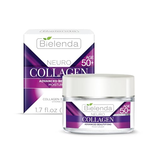 Bielenda Neuro Collagen Crema Antiarrugas 50+, Hidratante con Péptidos de Colágeno, Tratamiento...