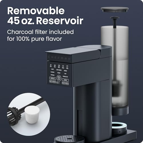 Chefman Single Serve Coffee Maker - Midnight by Chefman - Image 8