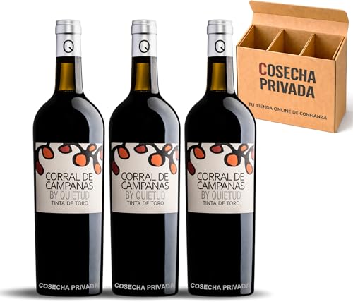 Corral de Campanas - Quinta de la Quietud - Envio 24h - Mejor vino - DO Toro - Viticultura ecológica (Corral de Campanas, 3 x 75cl)
