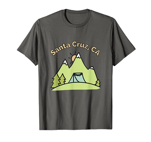 Montagne e foreste californiane. Per gli orgogliosi residenti di Santa-Cruz, in California. Ottimo per alpinisti, viaggiatori con lo zaino, campeggiatori, escursionisti e amanti della natura