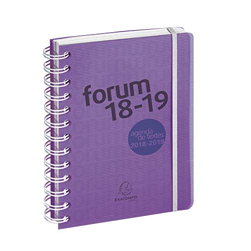 Exacompta Linicolor Agenda scolaire 17 x 12 cm Violet Exacompta Linicolor Agenda scolaire 17 x 12 cm Violet