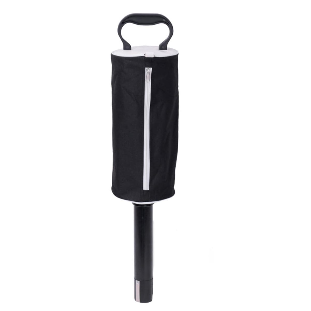 Toddmomy Recogedor de Bolas de Golf Desmontable Diseño de Cremallera, Material Abs y Nylon, Capacidad para 70 Bolas, Práctico Necesidad de Agacharse