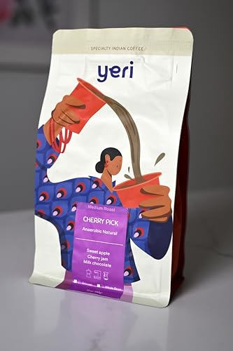 Yeri Coffee CHERRY PICK – Specialty Single-Origin Indian, Whole Bean