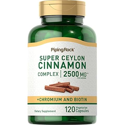 Piping Rock Ceylon Cinnamon Capsules Cover