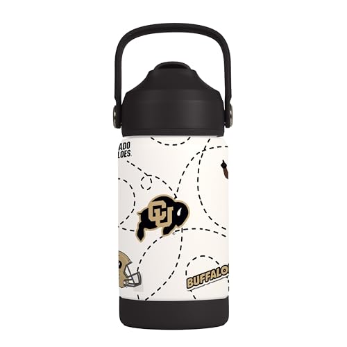 Image of Logo Brands NCAA Mascot Stainless-Steel Kids Bottle -Soft Silicone Mouthpiece, Easy To Carry, Kid-Friendly Design- Great For School & On-The-Go
