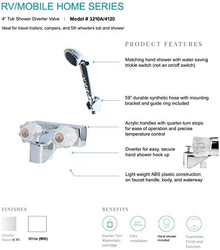 Upgrade your bathroom with stylish camper faucet!