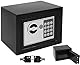 Iso Trade Malatec 8799 Tresor Möbeltresor Elektronisches Zahlenschloss Dokumentensafe Wand Schlüsselschrank schwarz