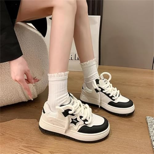 Star Shoes Walking Sneakers for Women,Cute Star Platform Shoes,Chunky Round Toe Casual Breathable Anti Slip Sports Shoes4