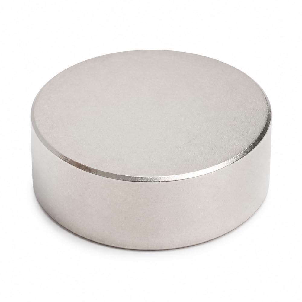 5 Stück Neodym Magnete Stark 50x20 mm N38 – Scheibenmagnete Extra Stark, ca. 65 kg Haftkraft – Werkstatt, Industrie & Montage – Top Magnesy