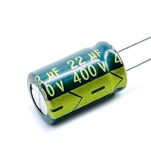 Condensateur aluminium 400V 22uF 22000nF haute fréquence basse impédance 10x17mm