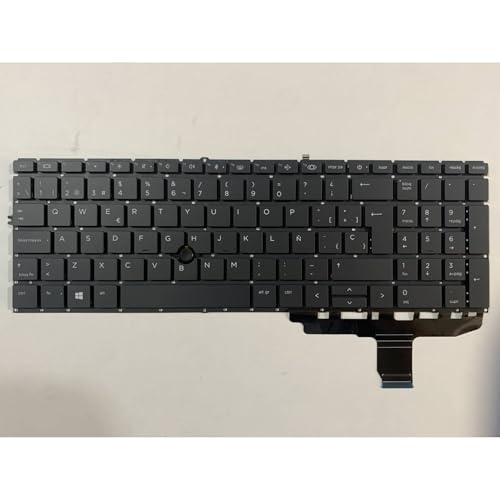 US SP UK ���C�A�E�g HP �p Zbook Firefly 15 G7 G8 HSN-I41C-5 ���� Elitebook 850 G7/G8 855 750 755 �m�[�g�p�\�R���̃L�[�{�[�h �������i(Backlit SP big Enter