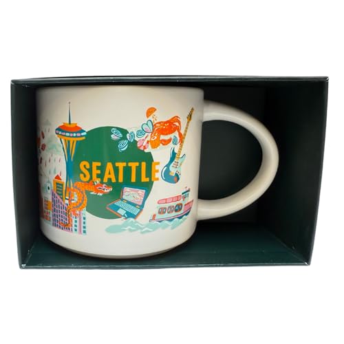 Starbucks Taza Cerámica Seattle 14 oz miniatura 4