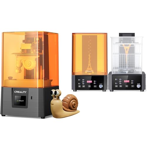 Creality Resin 3D Printer HALOT R6 Bundle with Wash and Cure Station UW-01 2 in 1 Machine