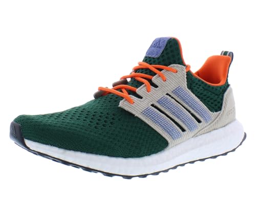adidas Ultraboost 1.0 Mens Shoes Size 9, Color: Green/Taupe/Orange