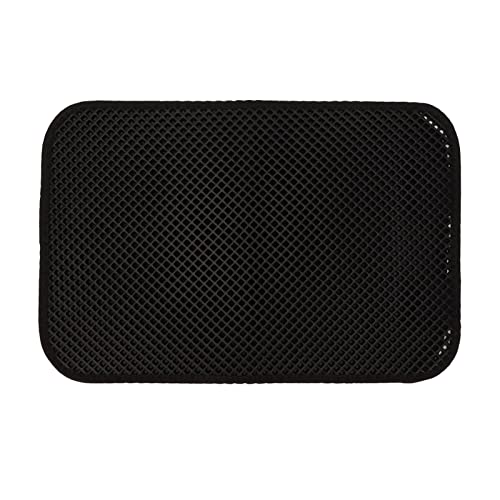 Tapete de Areia para Gatos, Tapete de Armadilha de Dupla Camada Com Design de Favo de Mel à Prova D