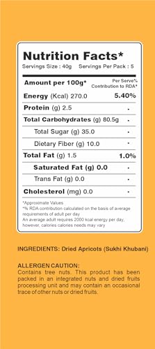 Image of NRIP Dried Premium Turkish Apricot 200g|Healthy Snacks, Dry Fruits|Exotics Apricots Dry Fruits, Seedless Apricots, Jardalu | Naturally Source