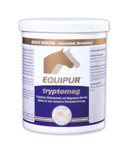 EQUIPUR tryptomag 1 kg Dose, Tryptophan (Gelassenheit) und Magnesium (Nervenstärke) für eine wirksame Stressabschirmung.