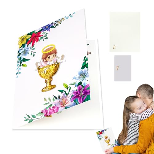 Carte de baptême ange gardien, un souvenir précieux de confirmation