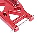 HobbyPark Aluminum Suspension Arms Kit w/Pins for Traxxas WideMaxx Upgrades Front and Rear, Replacement of 8995 8998 8999 (Red)