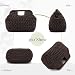 OPLERT Bolso de Mano de Paja Mujer Cartera Trenzada Diseño Dumpling Bolso de Playa Verano y Bandolera de Fiesta Imagen de OPLERT Bolso de Mano de Paja Mujer Cartera Trenzada Diseño Dumpling Bolso de Playa Verano y Bandolera de Fiesta