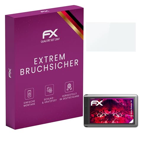 atFoliX Plastic Glass Protective Film compatible with Huion Kamvas 16 Glass Protector, 9H Hybrid-Glass FX Screen Protector