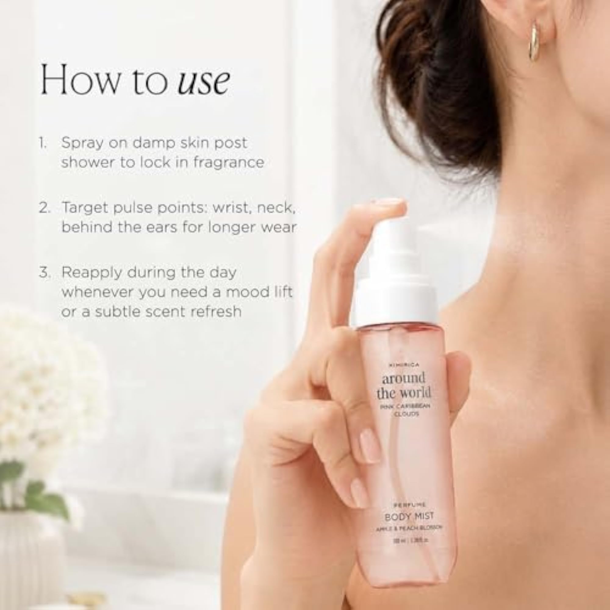 Around the World Pink Caribbean Perfume Body Mist
