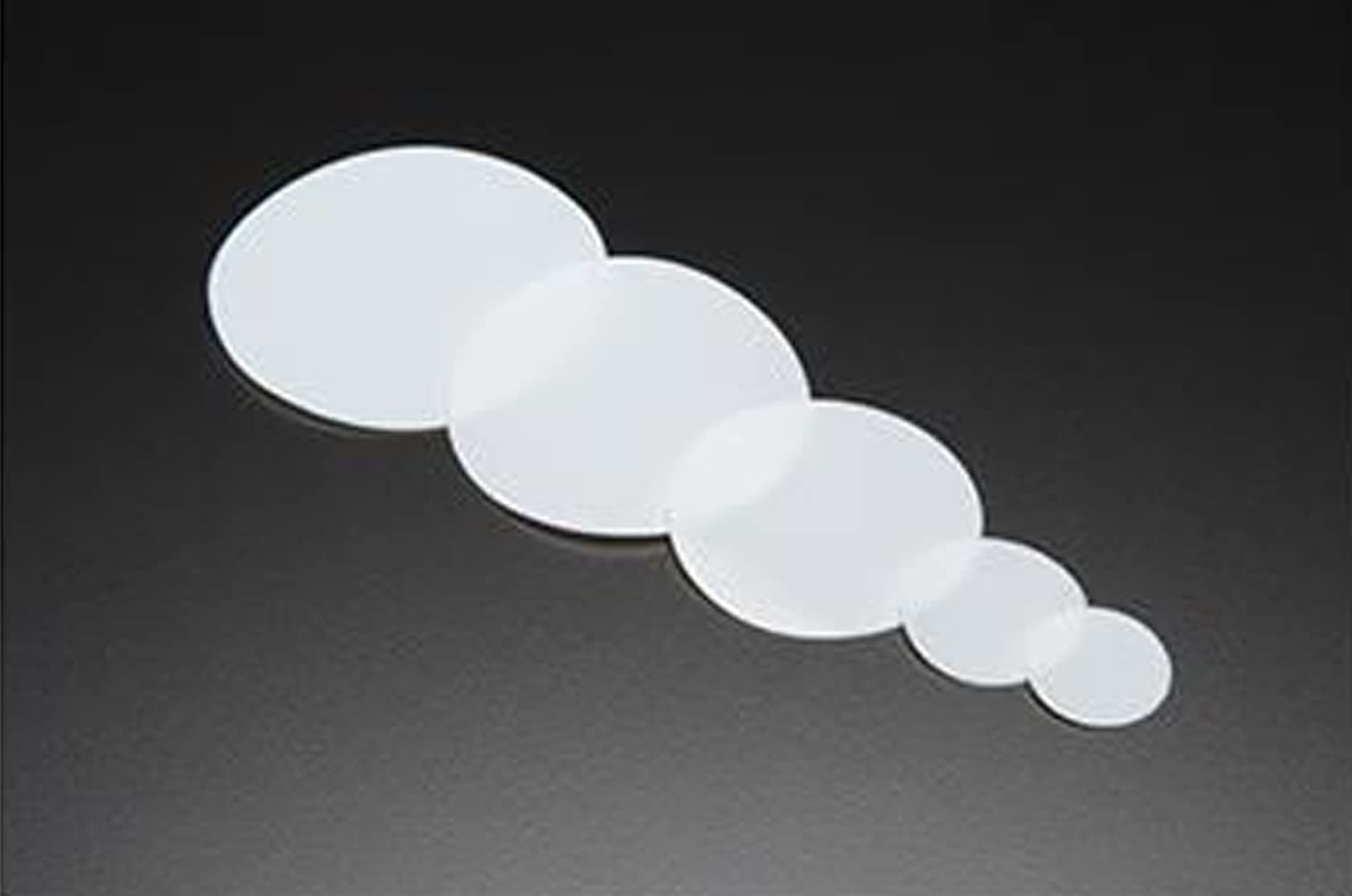 JG Finneran 38-144 PTFE Solid Virgin Cap Liners, 0.381mm Thickness, 33mm Diameter (Case of 100)