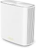 ASUS ZenWiFi XD6 AX5400 1 Pack White Combinable Router (AX5400 Whole-Home Dual-Band Mesh WiFi 6 Router - Coverage of up to 255 m²/3+ Rooms Easy Setup via App AiProtection Pro)