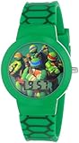 Ninja Turtles Kids' Digital Watch with Black Bezel, Patterned Black Strap - Official TMNT Characters on The Dial, Light Weight, Safe for Children - Model: TMN4027