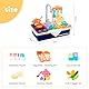 Kinderwaschbecken mit Wasserhahn & Wasser - Waschbecken Kinder mit Wasserfunktion - Küchenspüle Spielzeug Set für Küche Rollenspiel für Kinder(Blu)