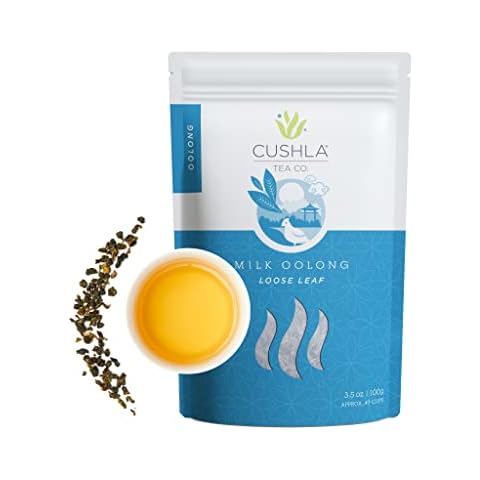 Taiwanese High Mountain Milk Oolong Tea - Xin Qing Milk Oolong Tea - Jinxuan Oolong Loose Leaf Milk Tea Cover