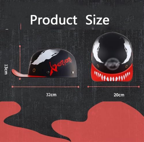 Casco de motocicleta retro estilo alemán de diseño vintage con acabados precisos 7