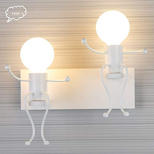 MC Creativo Lampada da Parete Retro Ferro Vintage