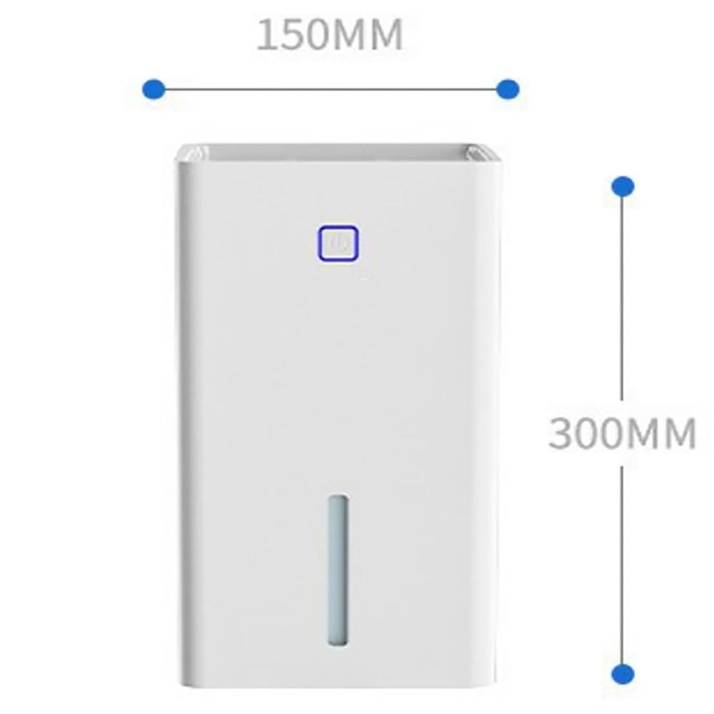 Przenośny Osuszacz Powietrza (50M²), Osuszacze Powietrza Do Domu, Zbiornik Na Wodę 1100Ml, Cichy 20Db, Technologia Kondensacji Półprzewodnikowej, Do Łazienki, Sypialni