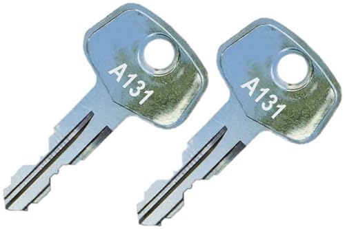2 Yakima A131 Replacement Keys - Roof Racks, Rails, Cargo Box, Carriers, Crossbars, Haulers, Bags (Codes A131-A155 & A180) Better Than OEM! Whisp bar