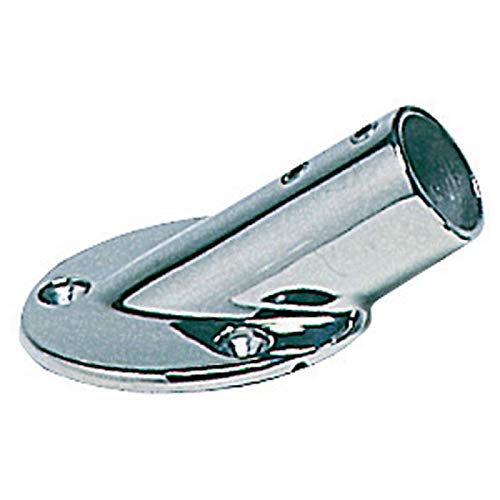 Raccord rond Osculati pour balcon 30° diamètre 25 mm en acier inoxydable