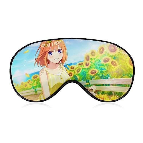 五等分の花嫁 中野四葉 アイマスク キャラクター アニメ アイマスク 睡眠用 かわいい 睡眠改善 遮光 柔らかい 眼精疲労 目元疲労回復 安眠マスク 圧迫感なし 子供 男女兼用 ギフト